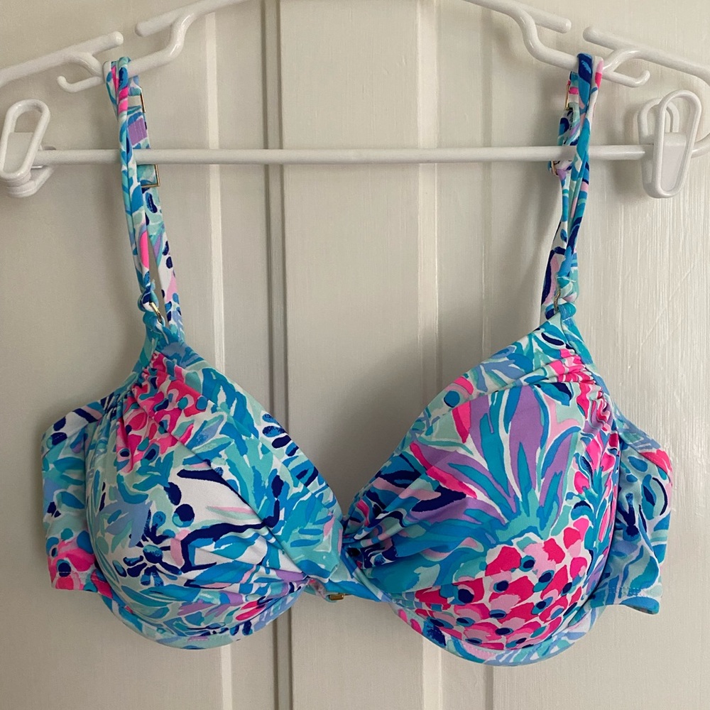 Lily Pulitzer Blossom Underwire Bikini Top (bottoms also available)